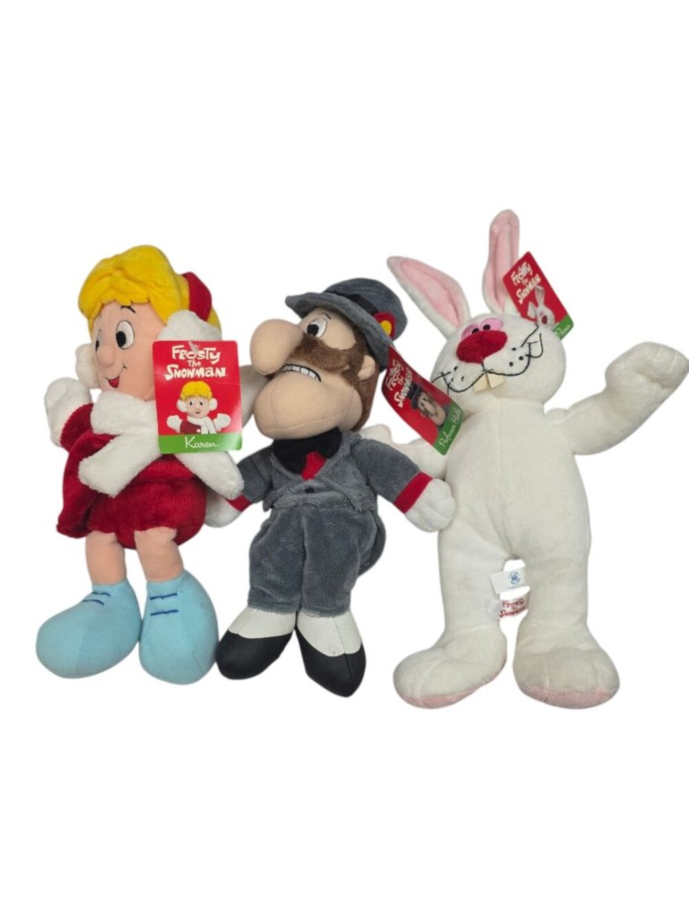 Build a Bear BAB Frosty The Snowman Karen Professor Rabbit Plush w/ Tags